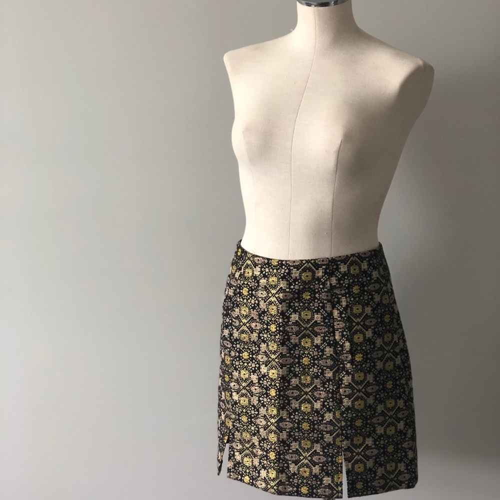 Forever 21 metallic skirt